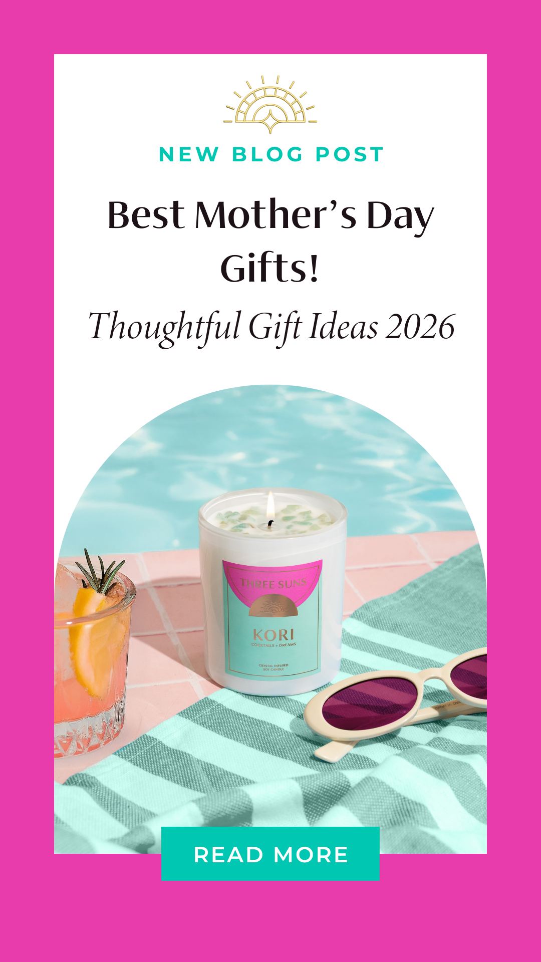 Best Mother's Day gifts Australia 2026 - luxury crystal candles that show Mum you care. Unique, thoughtful and beautifully packaged by Three Suns