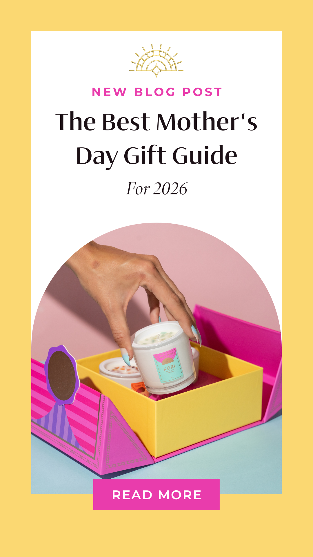 Best Mother's Day candle gifts Australia 2026 luxury crystal candles hand-poured soy wax