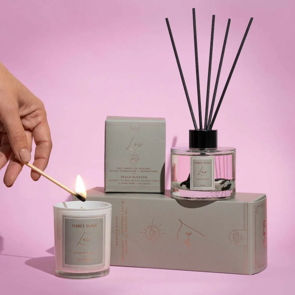 
                      
                        Lois’ | Mini Candle of Healing | Peach Blossom-Candle-ThreeSuns
                      
                    