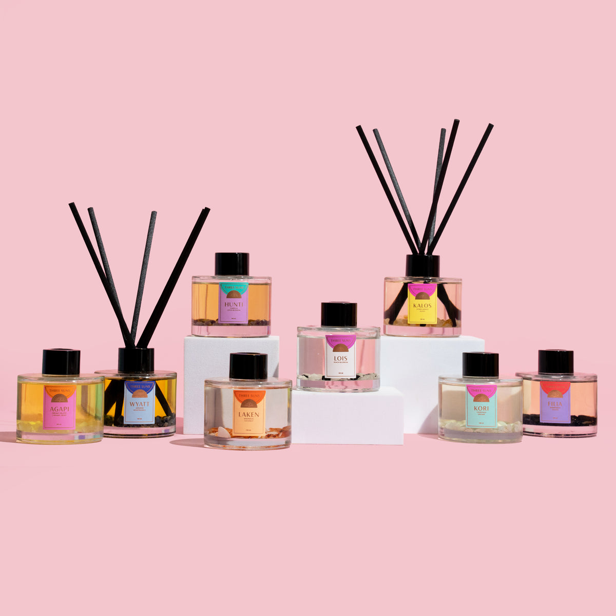 Lodes Reed Lois Crystal Infused Reed Diffuser | Crystal Candles Australia – ThreeSuns