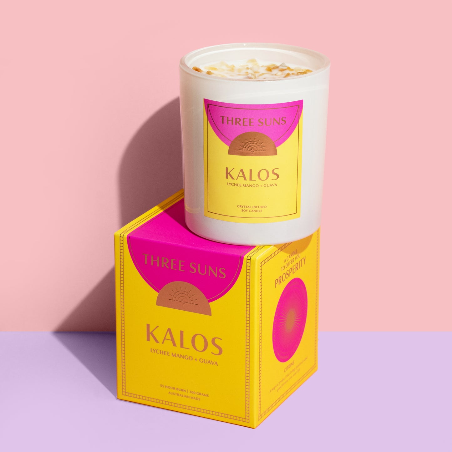 Kalos' | Candle of Prosperity | Lychee Mango & Guava