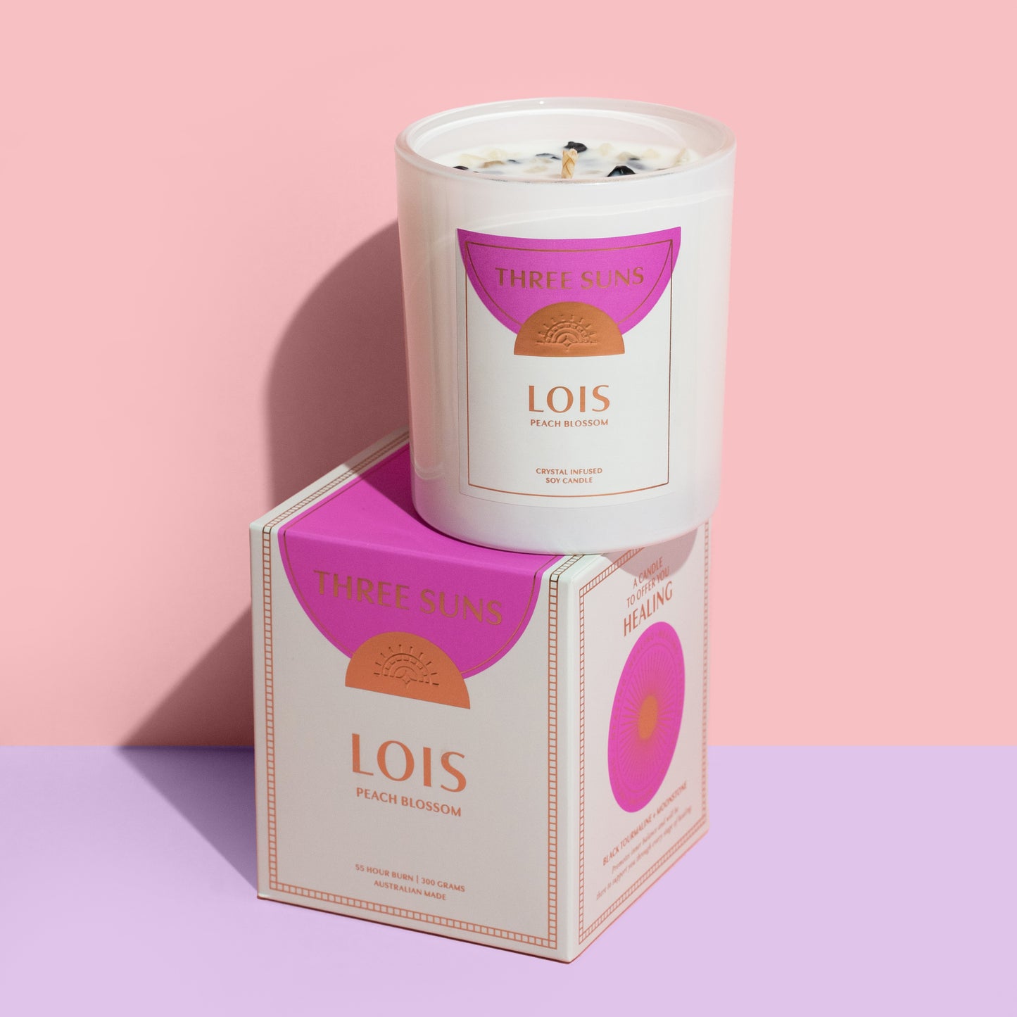 Lois’ | Candle of Healing | Peach Blossom