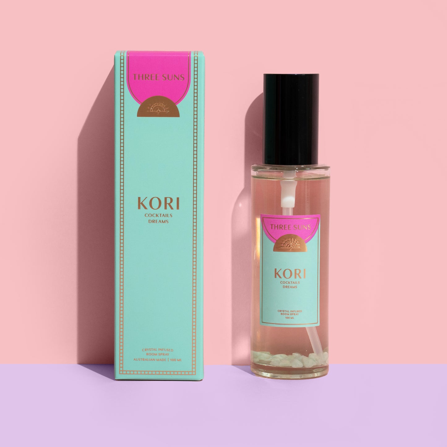 Kori' | 100ml GLASS Crystal Room Spray Of Hope | Cocktails + Dreams