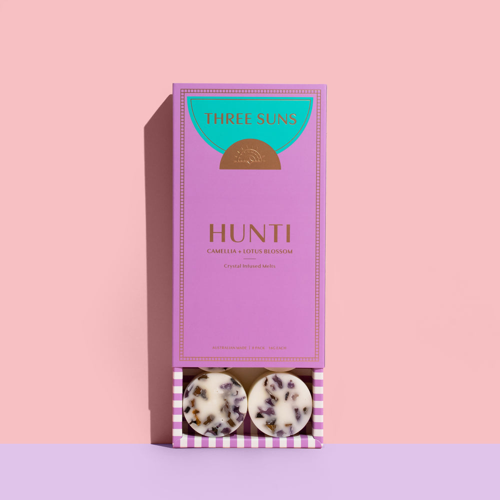 Hunti | Camellia + Lotus Blossom Soy WaxMelts Box of 8