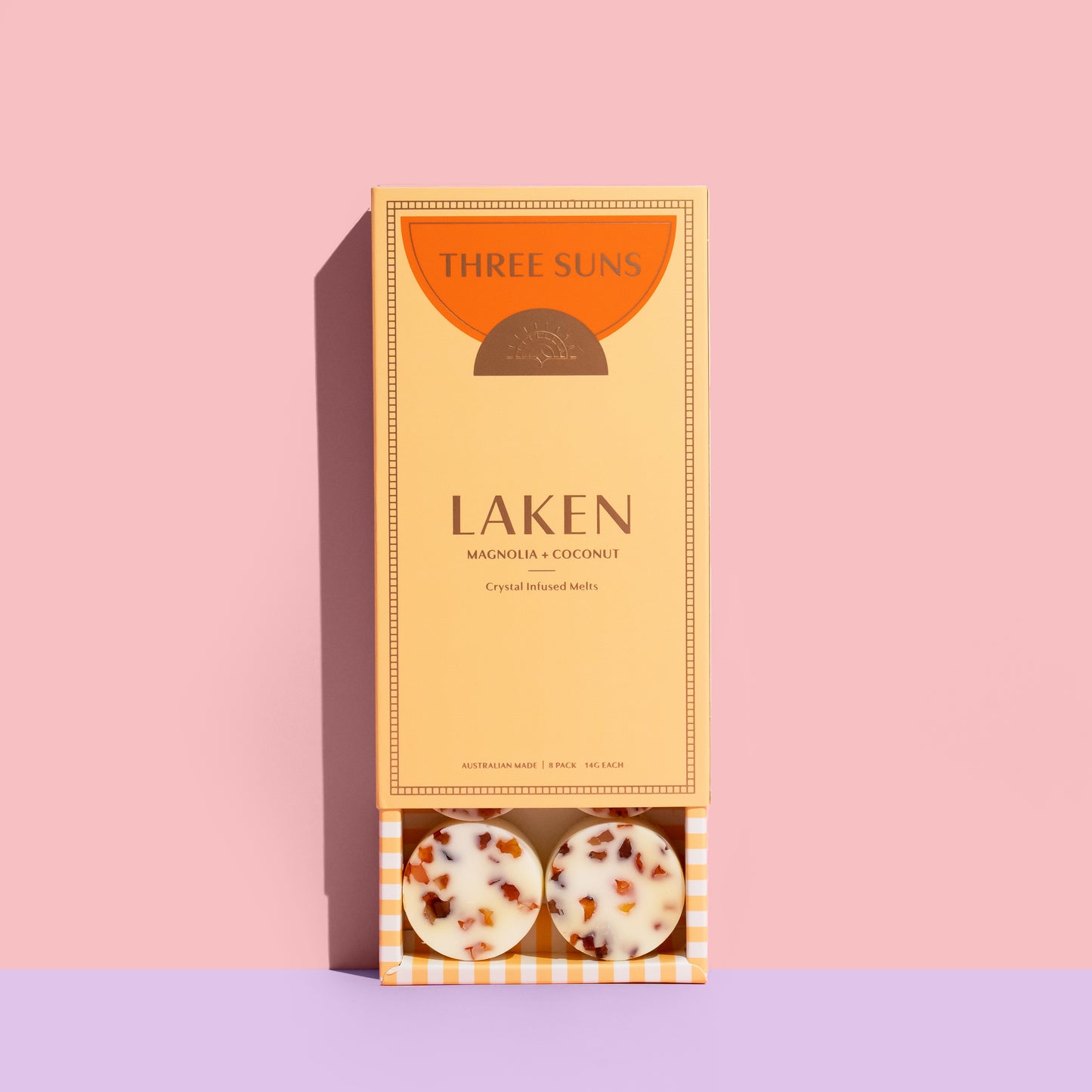 Laken | Coconut + Magnolia Soy Wax Melts Box of 8