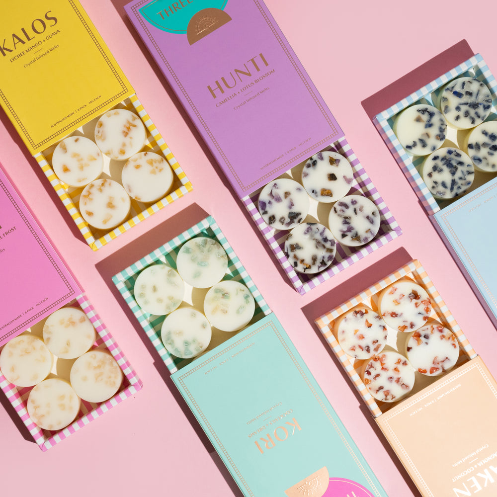 Kalos | Lychee Mango + Guava Soy Wax Melts Box of 8