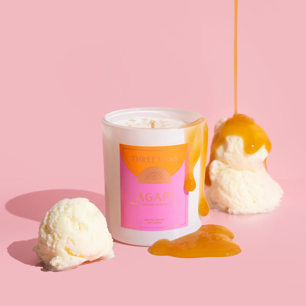 
                      
                        Agapi' | Candle of Love | Creamy Vanilla Gelato & Caramel Frosting
                      
                    