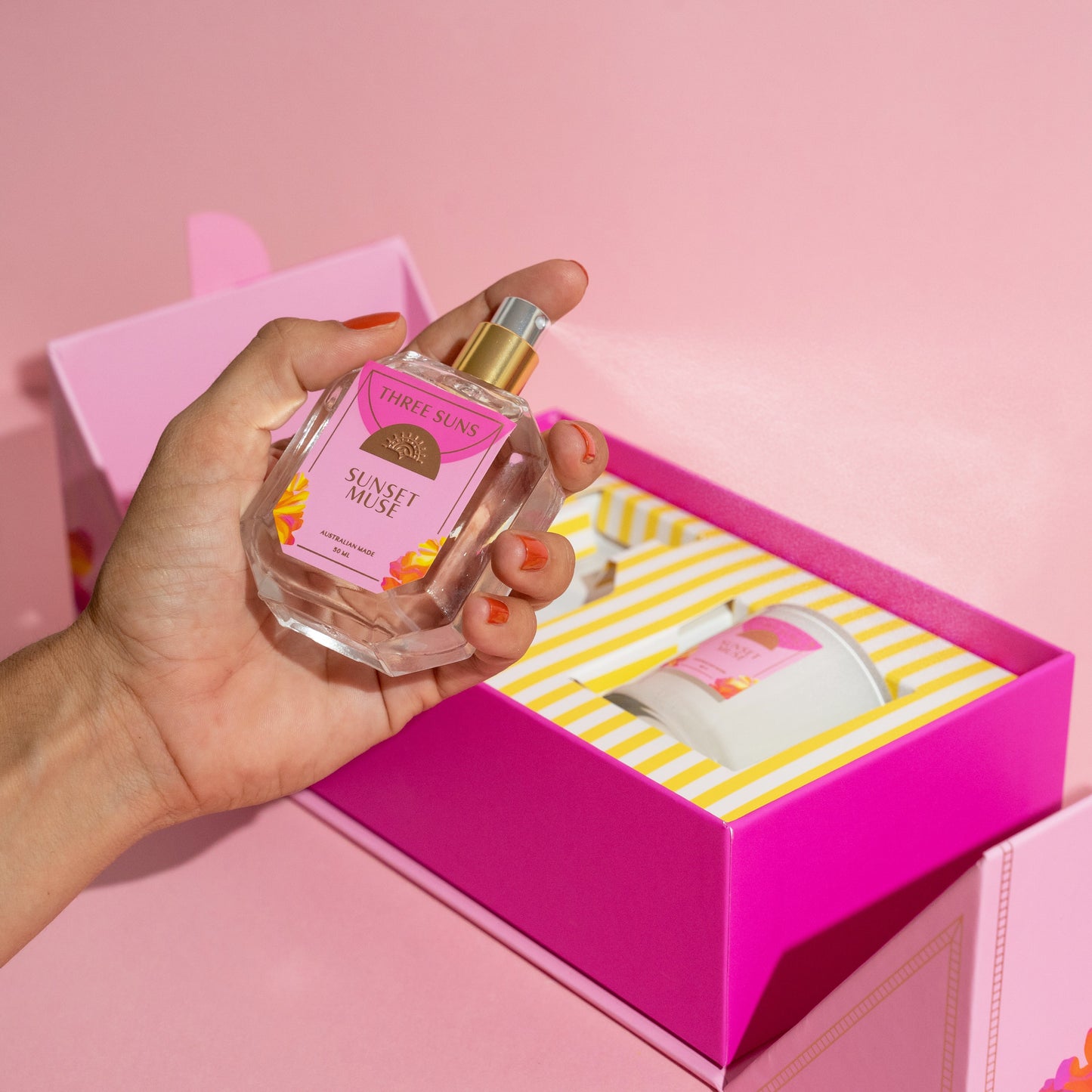 Sunset Muse Giftset | Floral Mandarin Escape