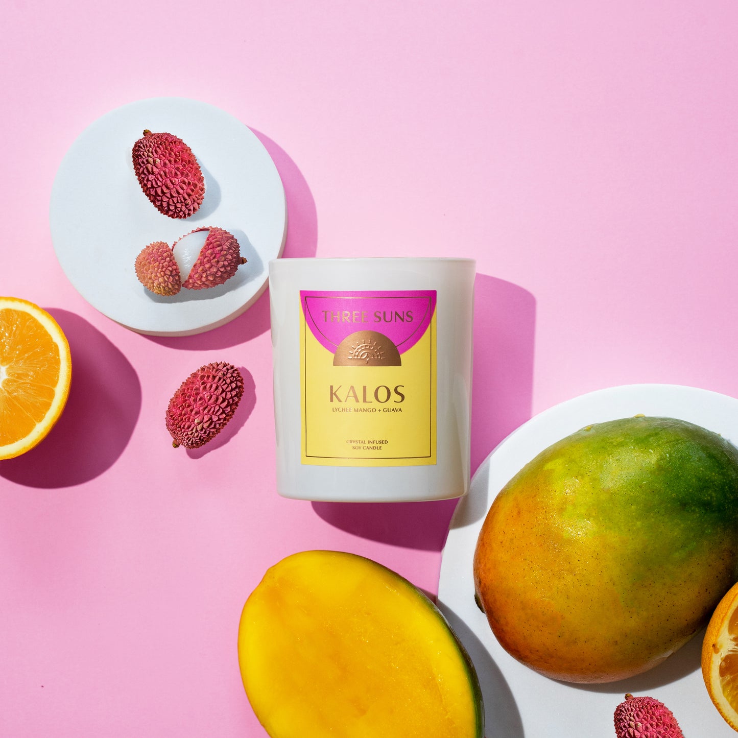 Kalos' | Candle of Prosperity | Lychee Mango & Guava