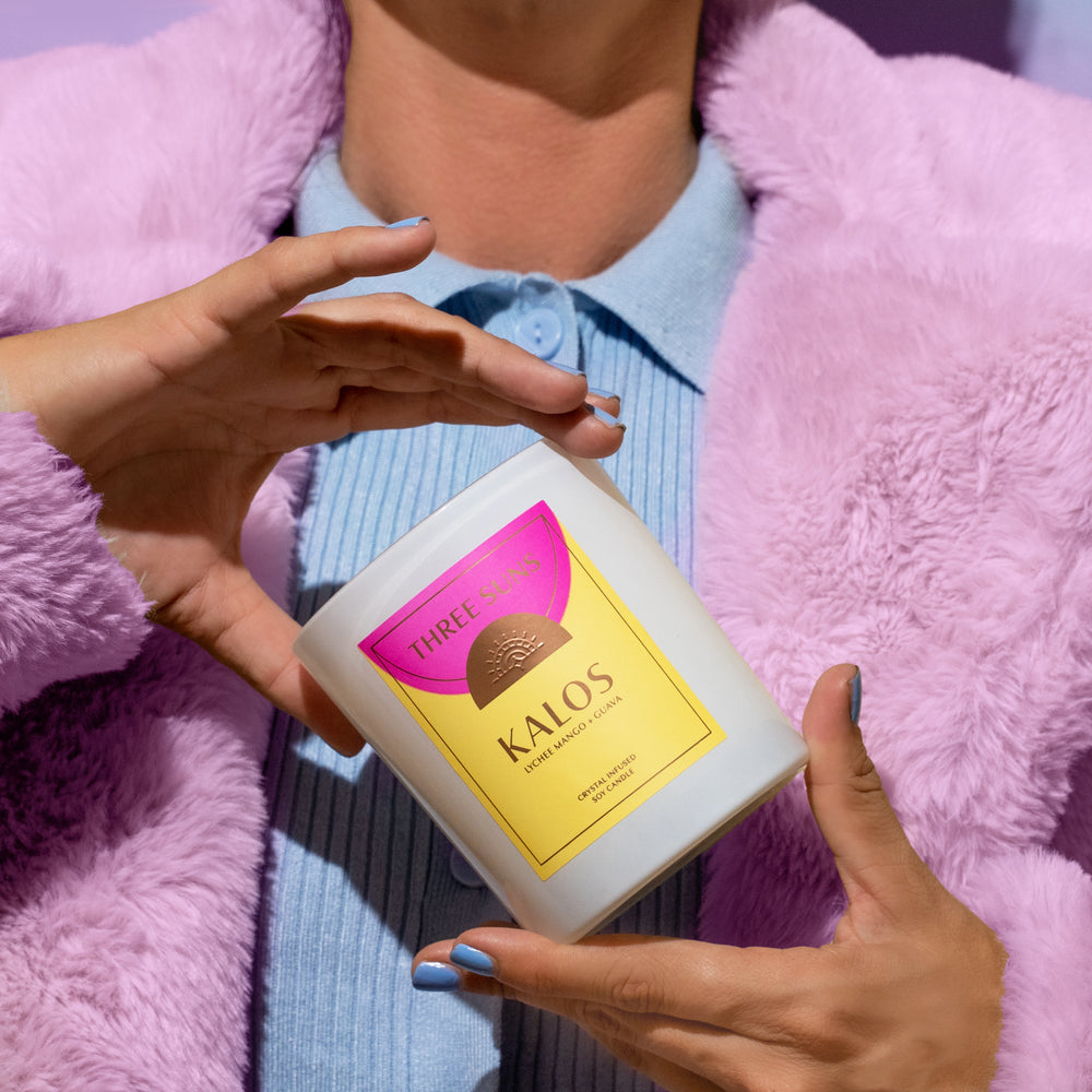 
                      
                        Kalos' | Candle of Prosperity | Lychee Mango & Guava
                      
                    