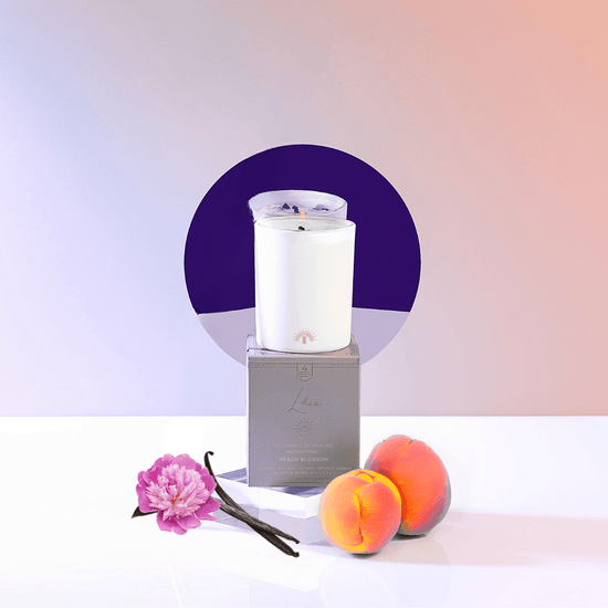 Lois’ | The Mini Candle of Healing | Peach Blossom - ThreeSuns